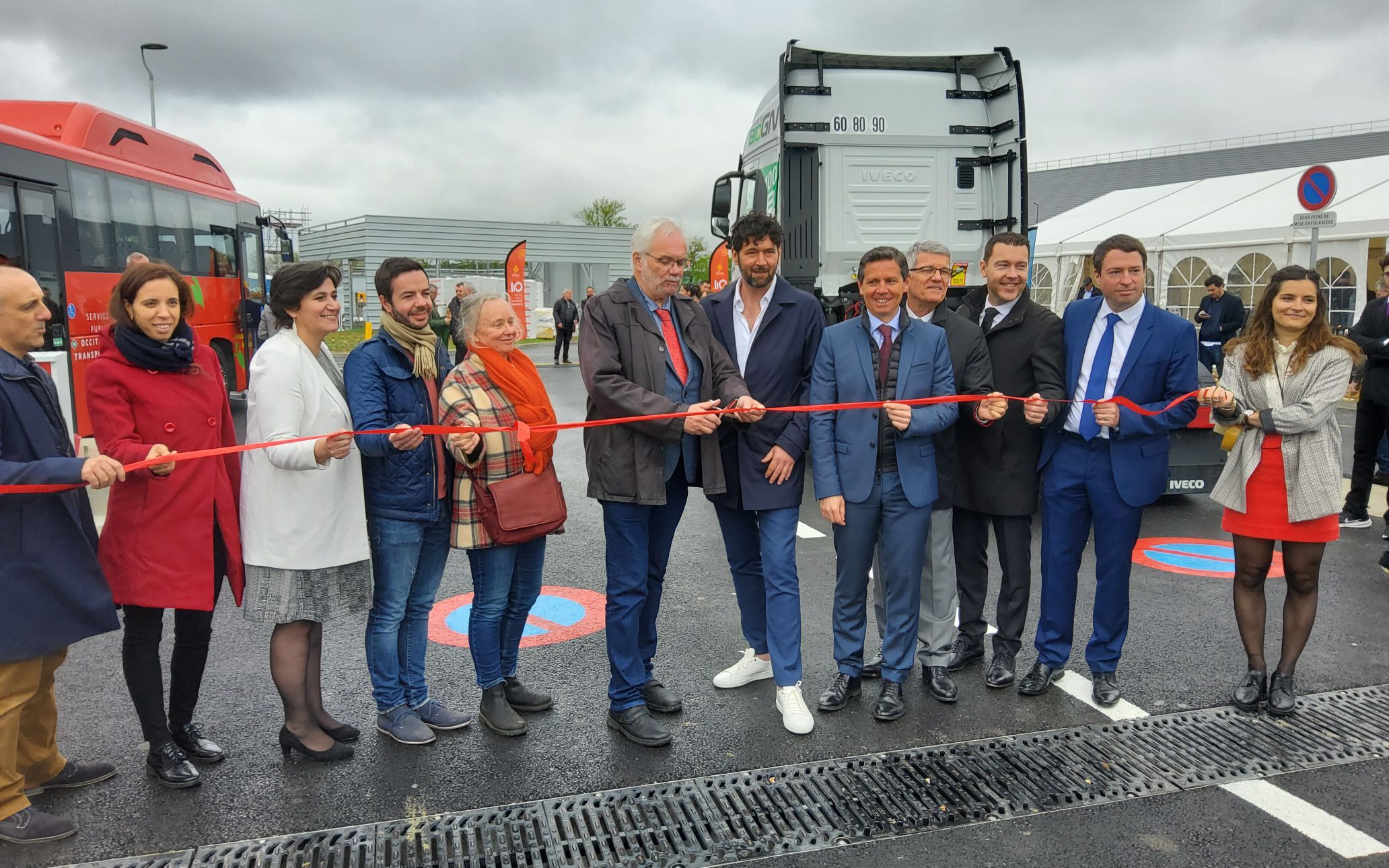 Inauguration de la station multi-énergies Seven de Saint-Sulpice-la-Pointe