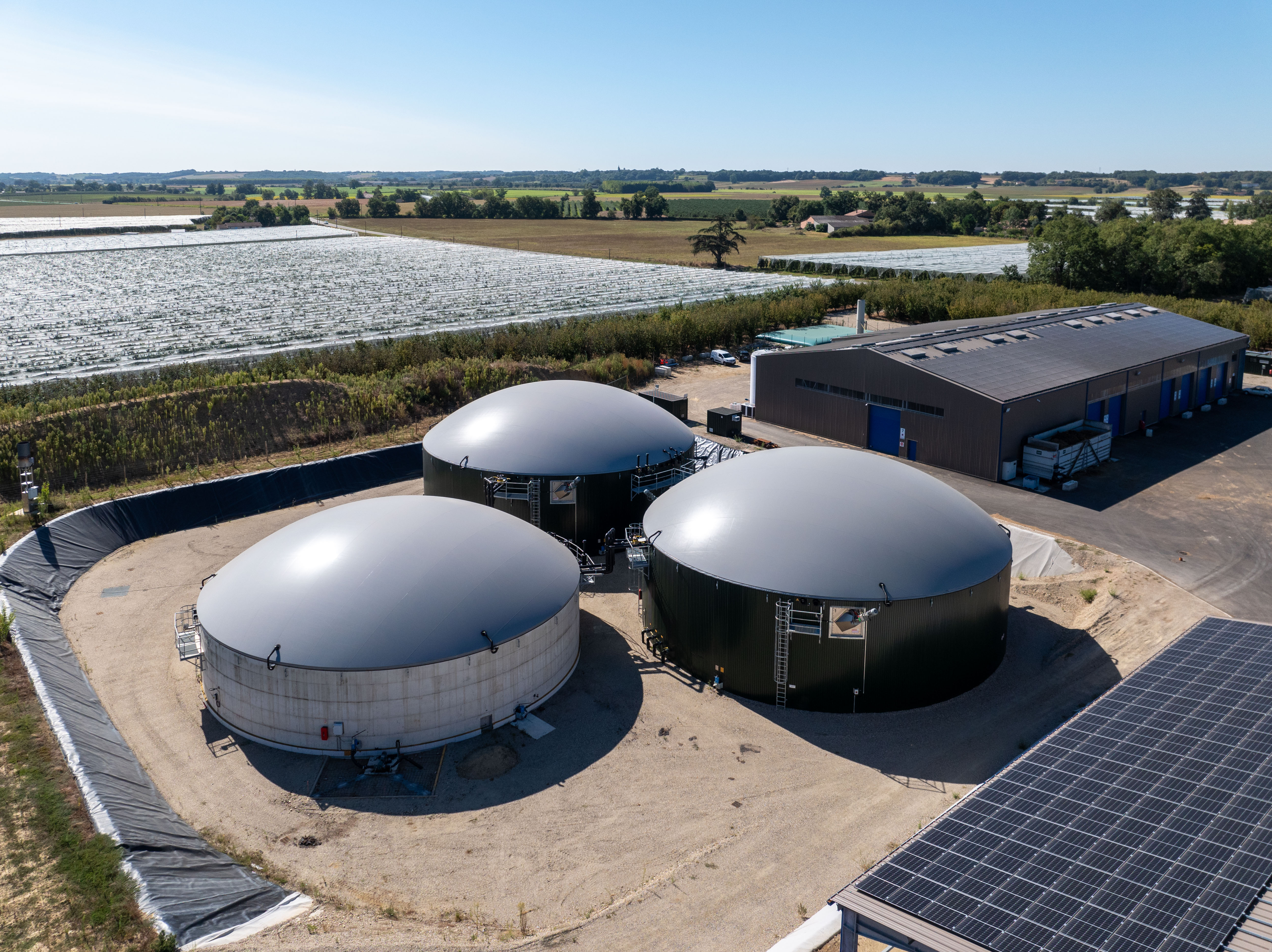 Unité de méthanisation Garonne Biogaz