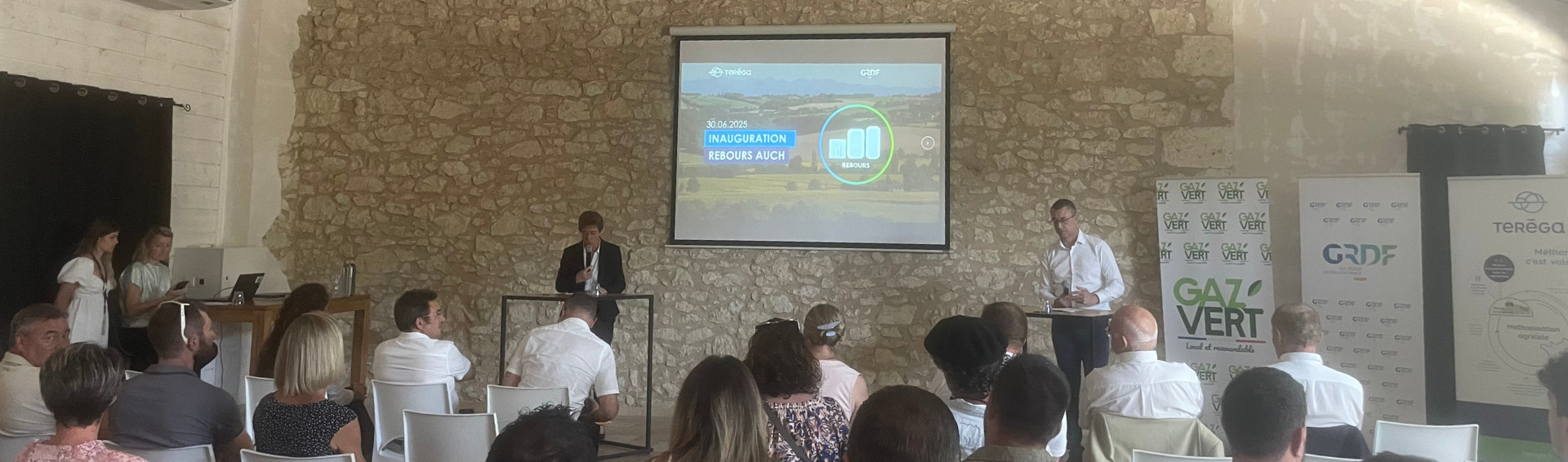 TEREGA et GRDF inaugurent le premier rebours en Occitanie 