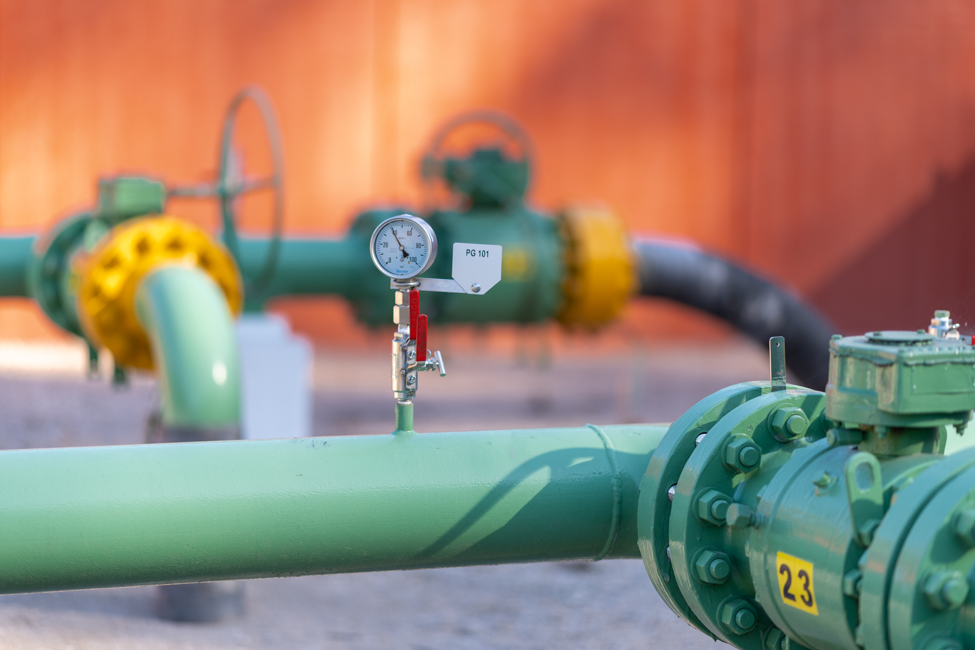 Regulatory information about gas transport and storage