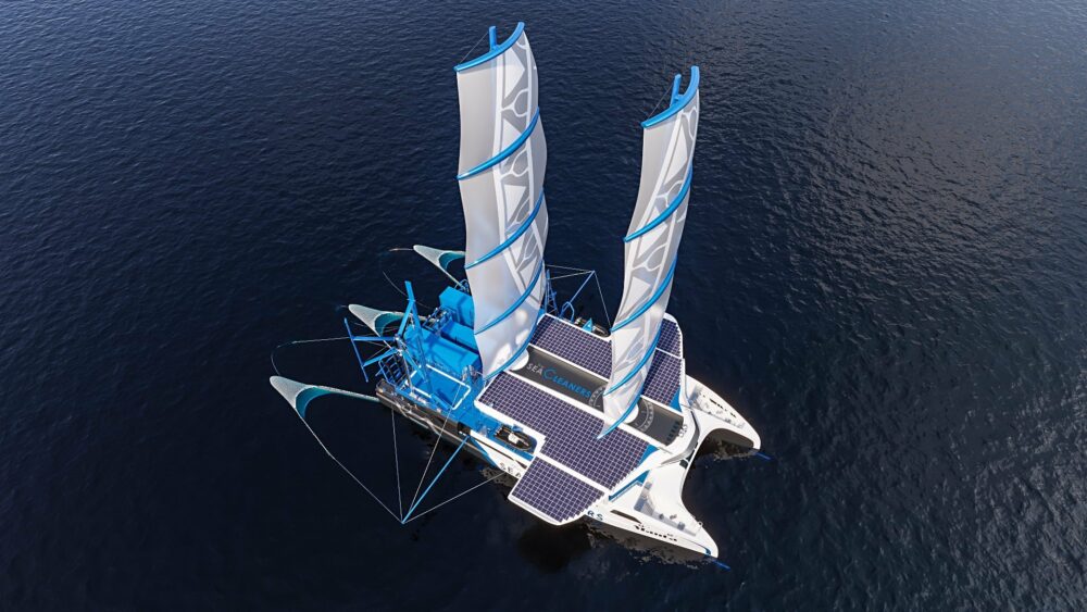 The Sea Cleaners développe un navire innovant, Le Manta
