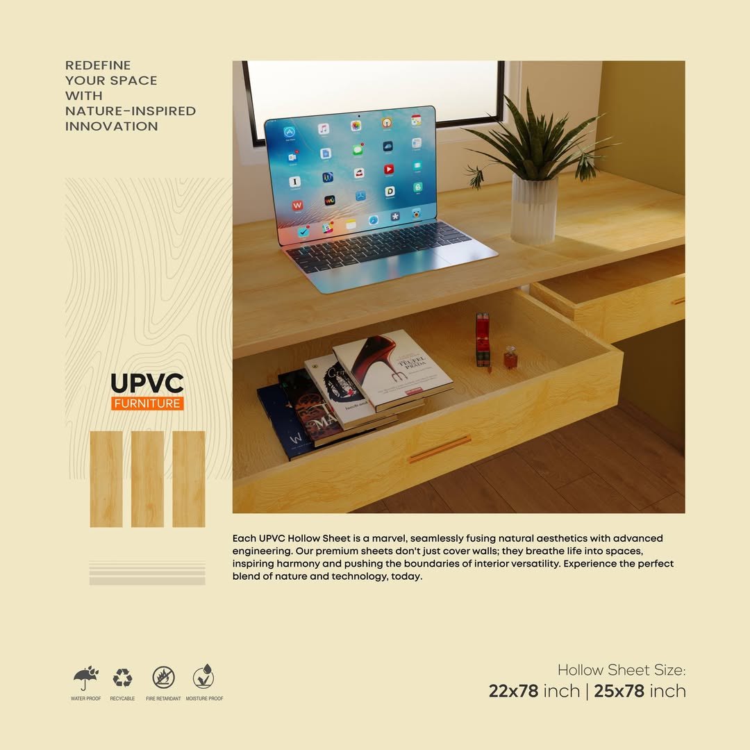 Office Interior Design with uPVC Furniture Smart, Durable & Low-Maintenance Solutions for Modern  Workspaces in India