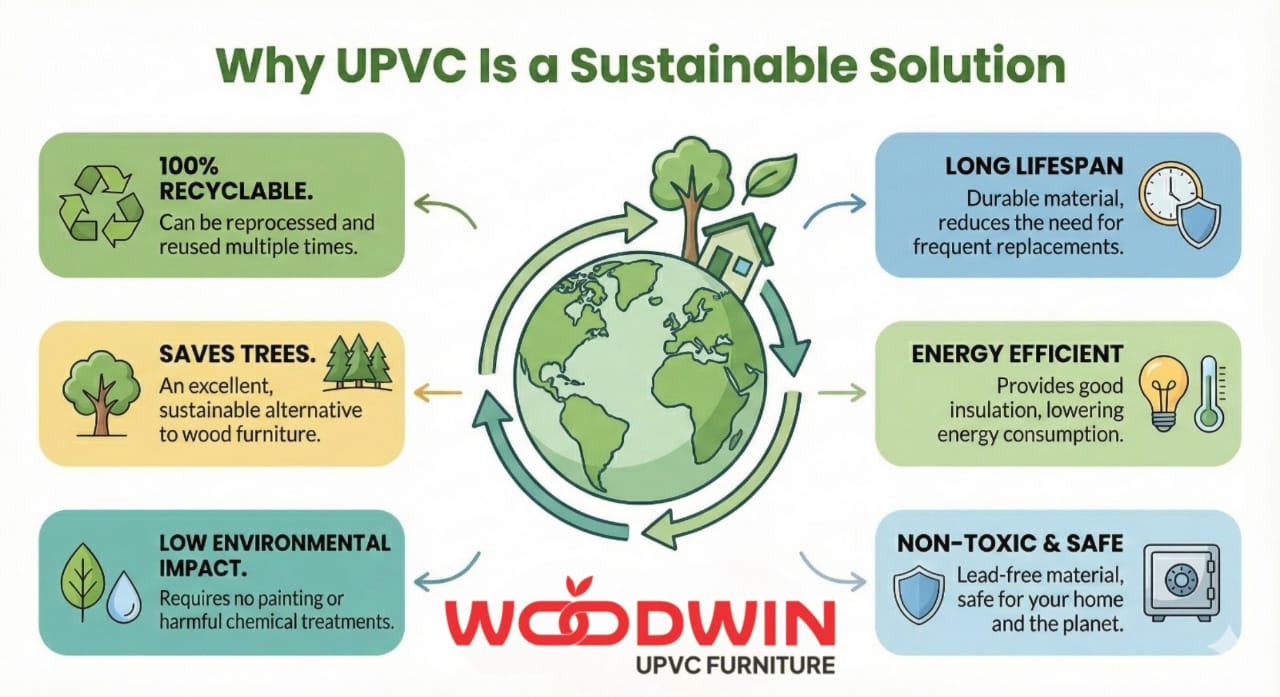 Why Woodwin uPVC Is a Sustainable Solution for Modern Indian Homes & Interiors