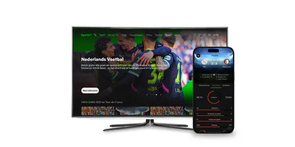 KPN Goal Alert op de tv en mobiel