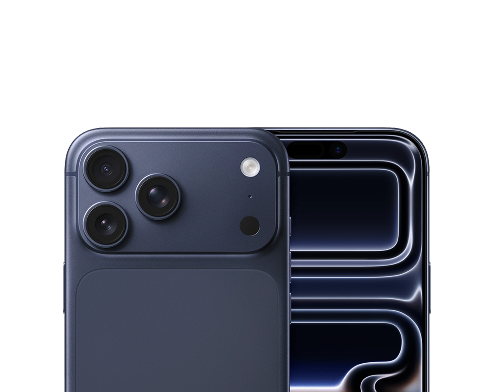 iPhone 17 Pro Max in de kleur donkerblauw