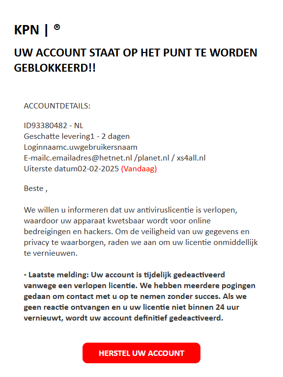 account-geblokeerd