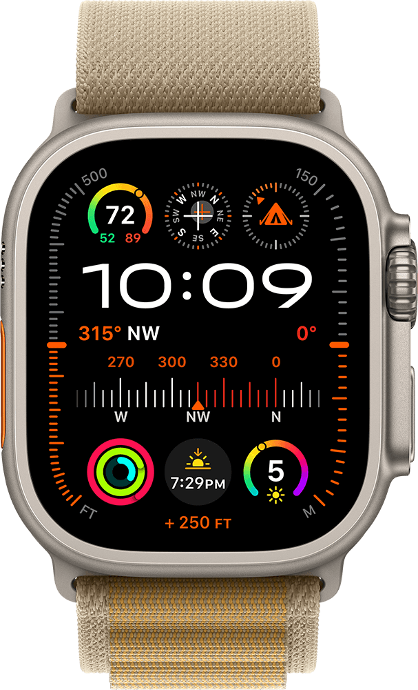 Zilveren Apple Watch Ultra 2 Cellular + GPS