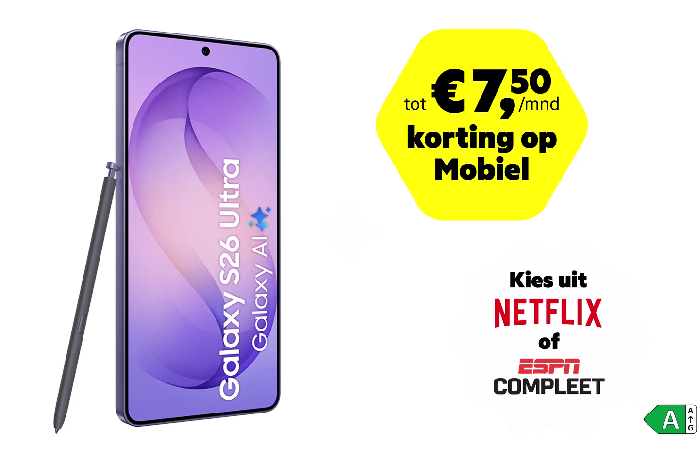 Samsung Galaxy S26 Ultra met abonnement