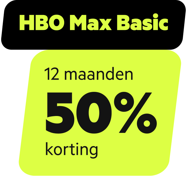 HBO Max Basic - 12 maanden 50% korting