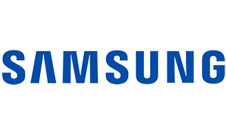 Samsung logo blauw