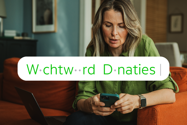 Wachtwoord donaties