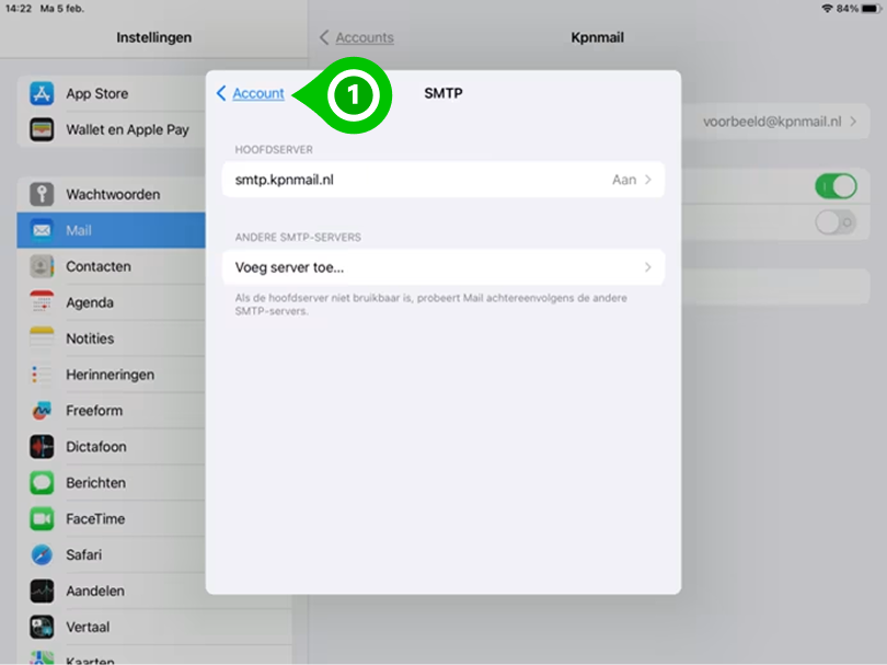 Geavanceerde instellingen voor e-mail voor iPhone en iPad