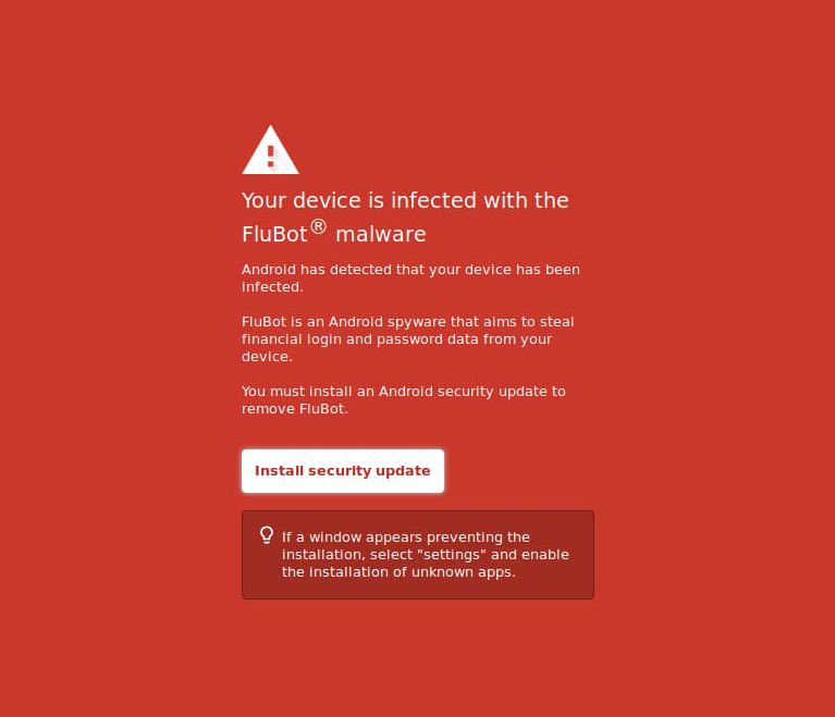 Pas op voor FluBot malware 