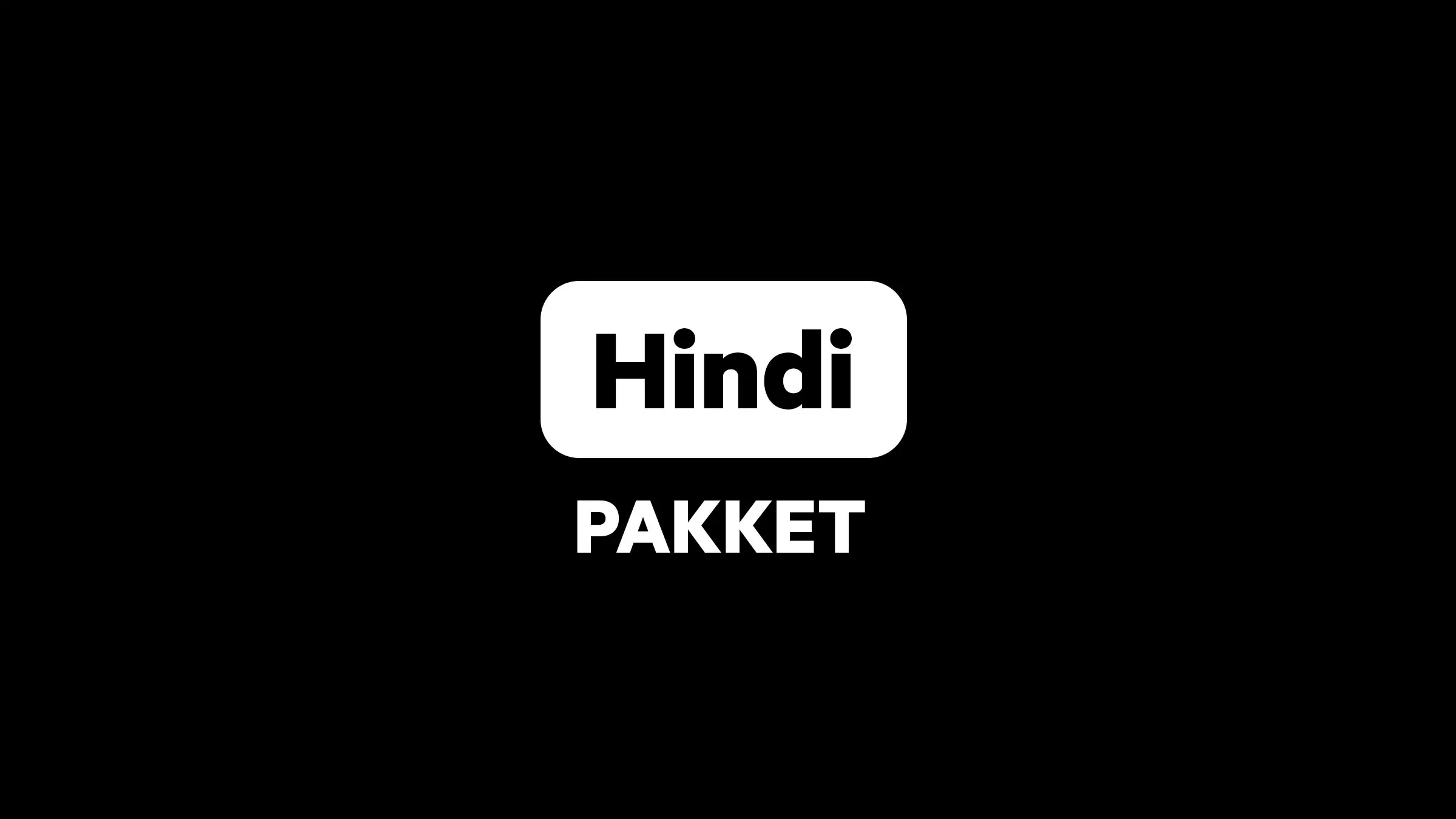 Hindi pakket logo