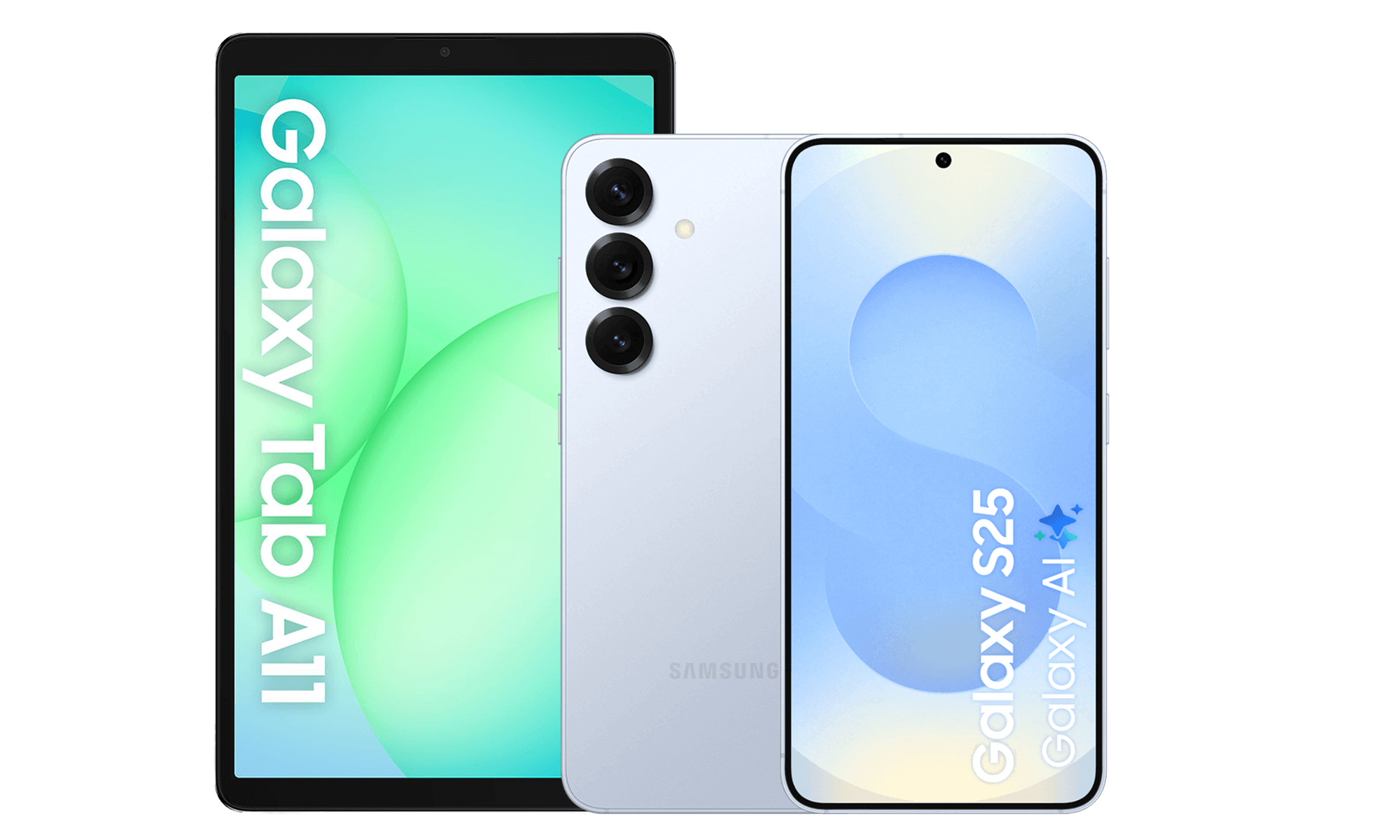 Samsung Galaxy S25 met Galaxy Tab A11