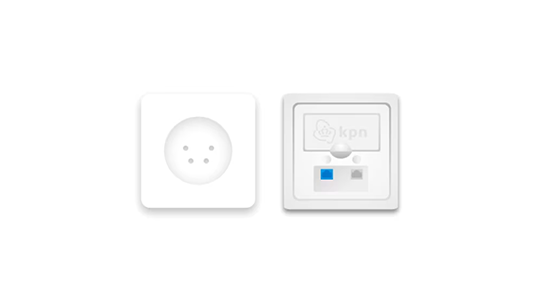 Aansluitpunt wandcontactdoos 