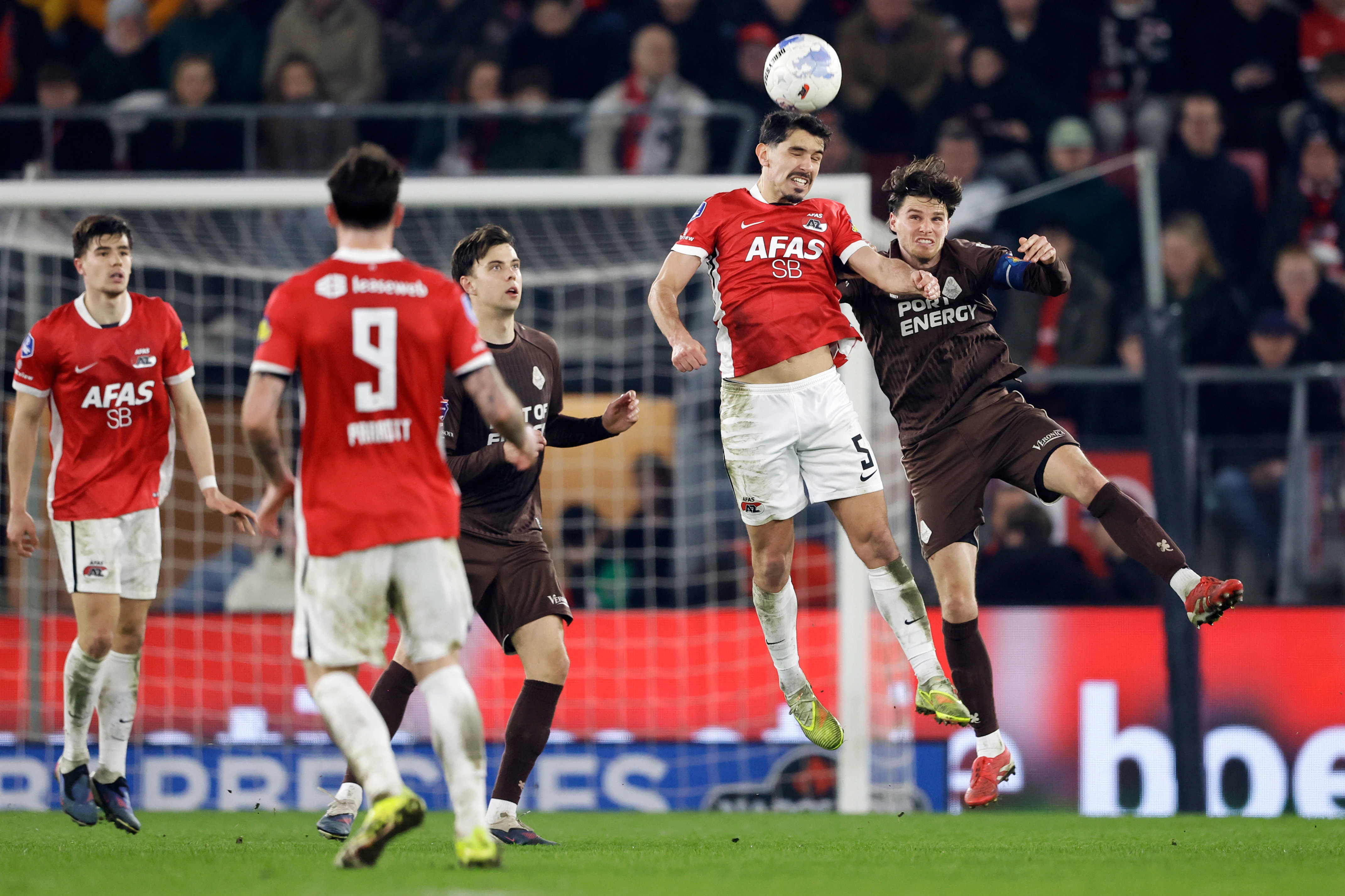 AZ tegen Telstar in de KNVB Beker wedstrijd