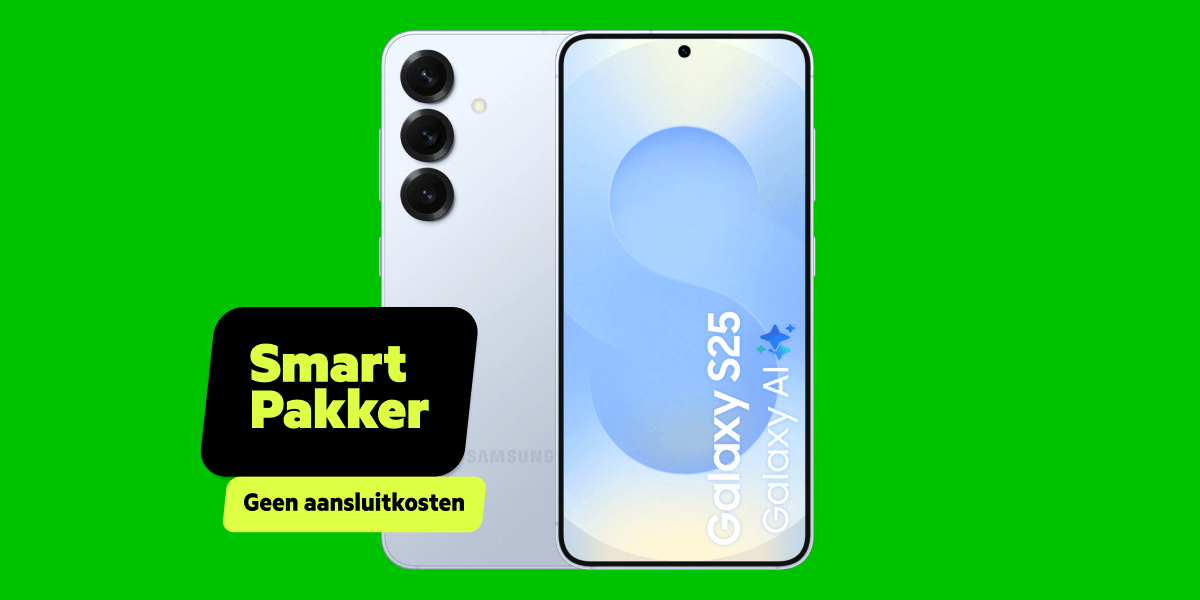 Samsung Galaxy S25 Smartpakker geen aansluitkosten