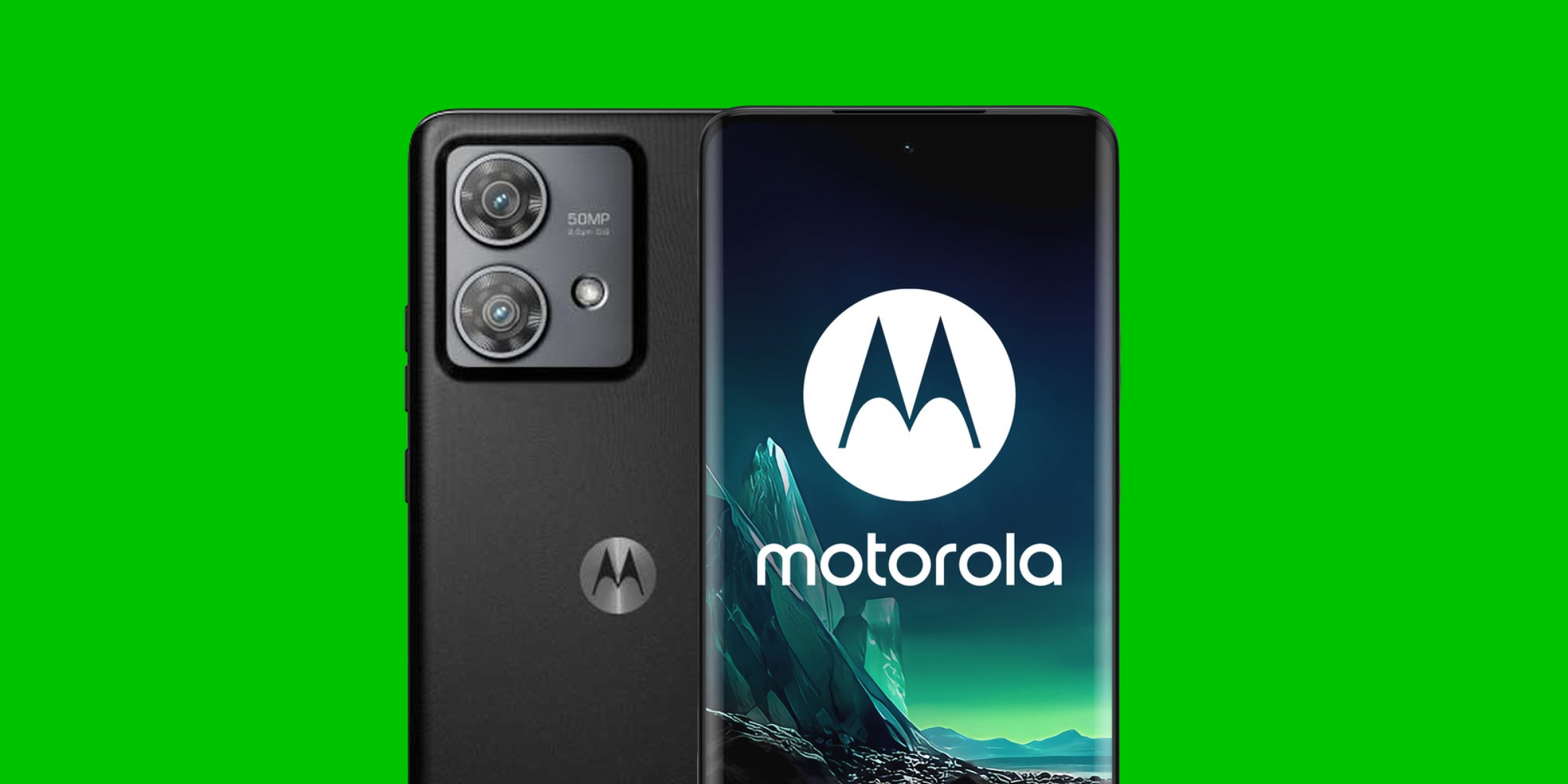 Voor- en achterkant van de Motorola edge 40 neo