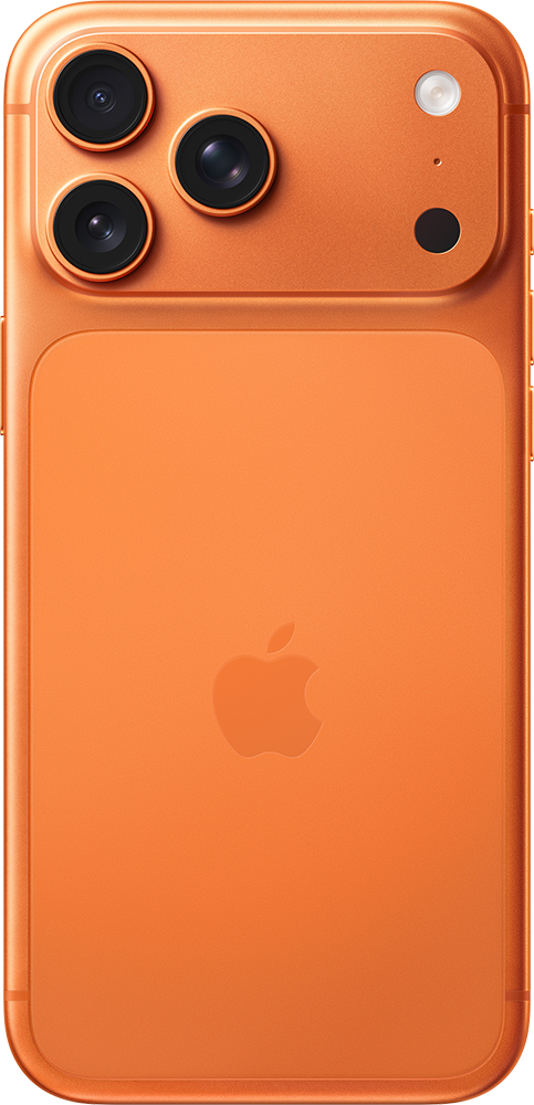 Voorkant van de iPhone 16 Pro Desert Titanium