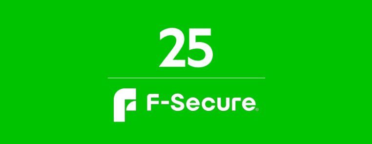 Logo F-Secure Bescherm 25 apparaten