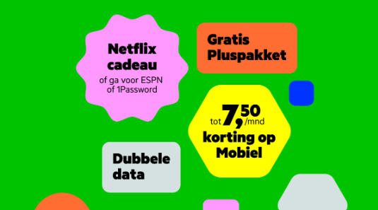 Combivoordeel - Netlfix cadeau