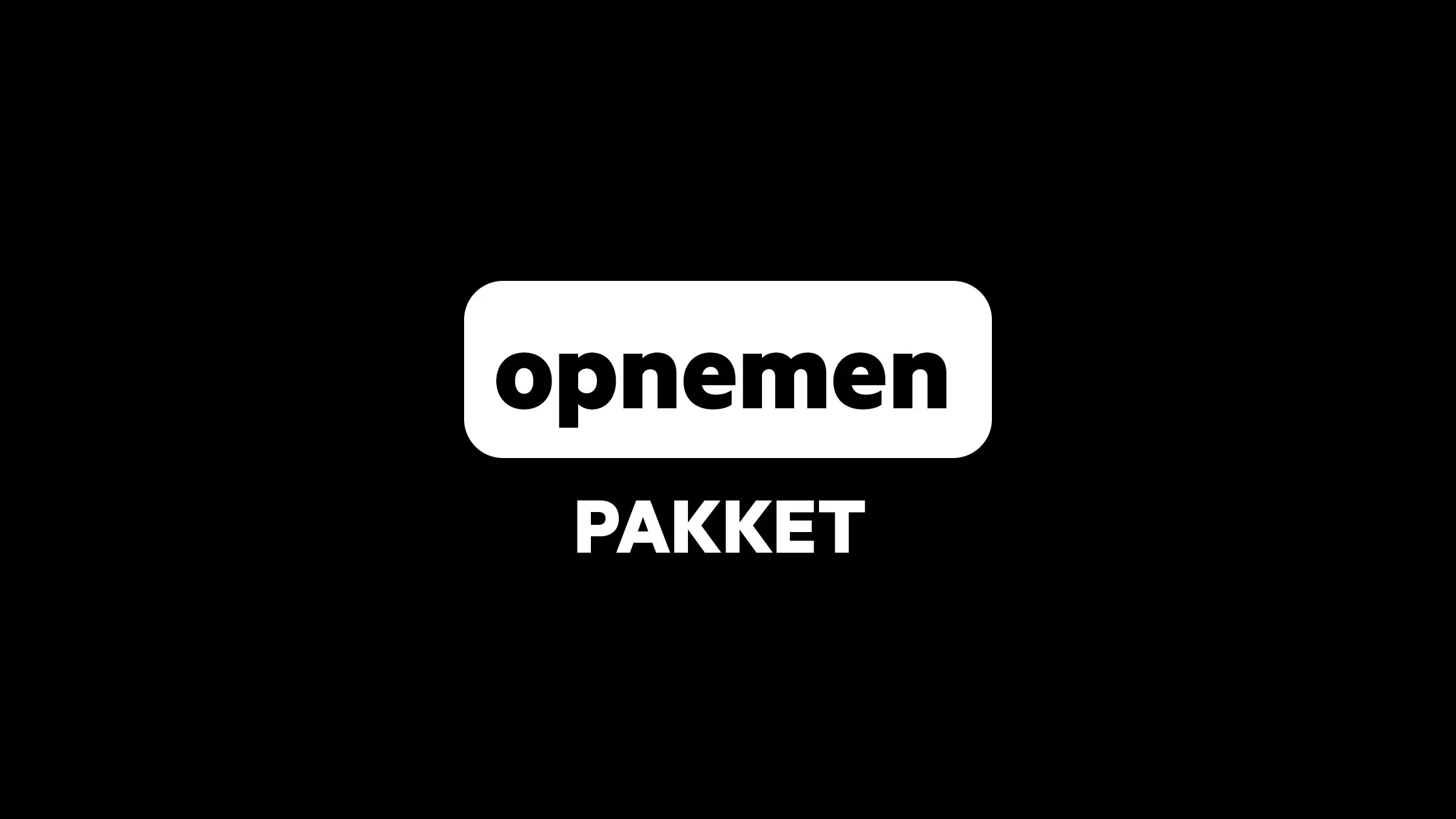 Opnemen pakket