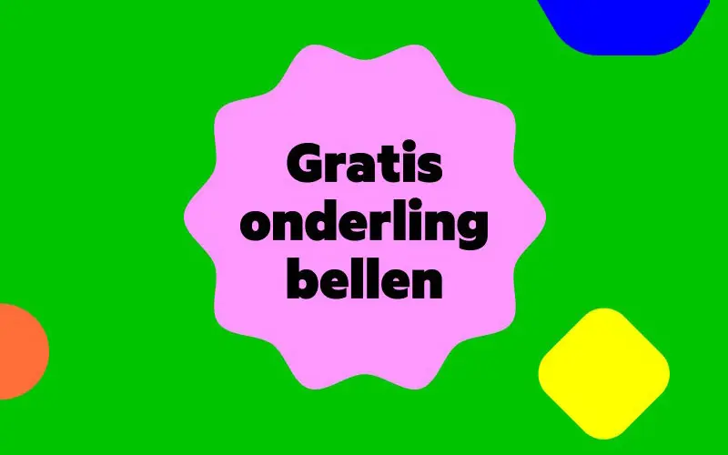 Gratis onderling bellen met Combivoordeel