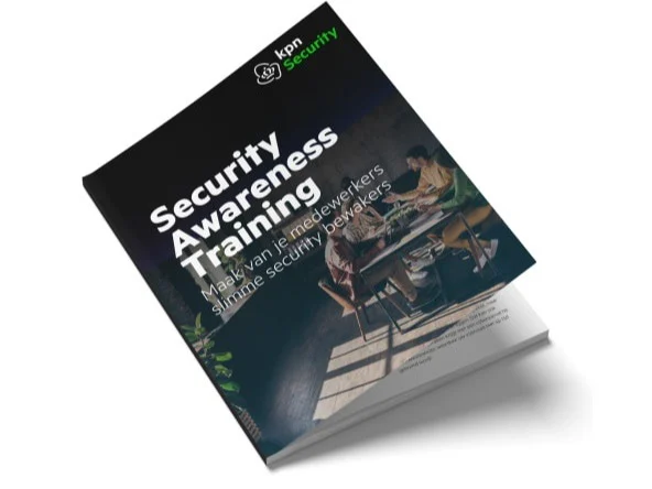 Brochure met de titel Security Awareness Training