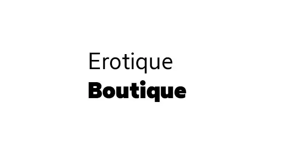 Logo Erotique Boutique