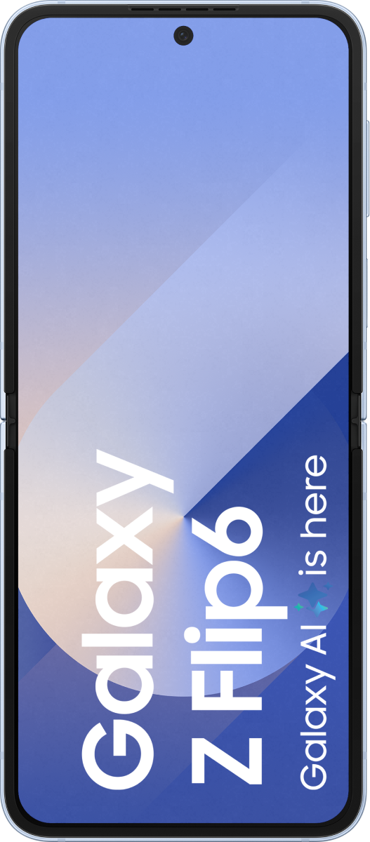 De voorkant van de Galaxy Z Flip6