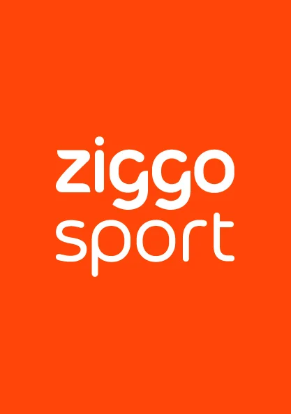 Ziggo Sport Totaal logo tegen oranje achtergrond