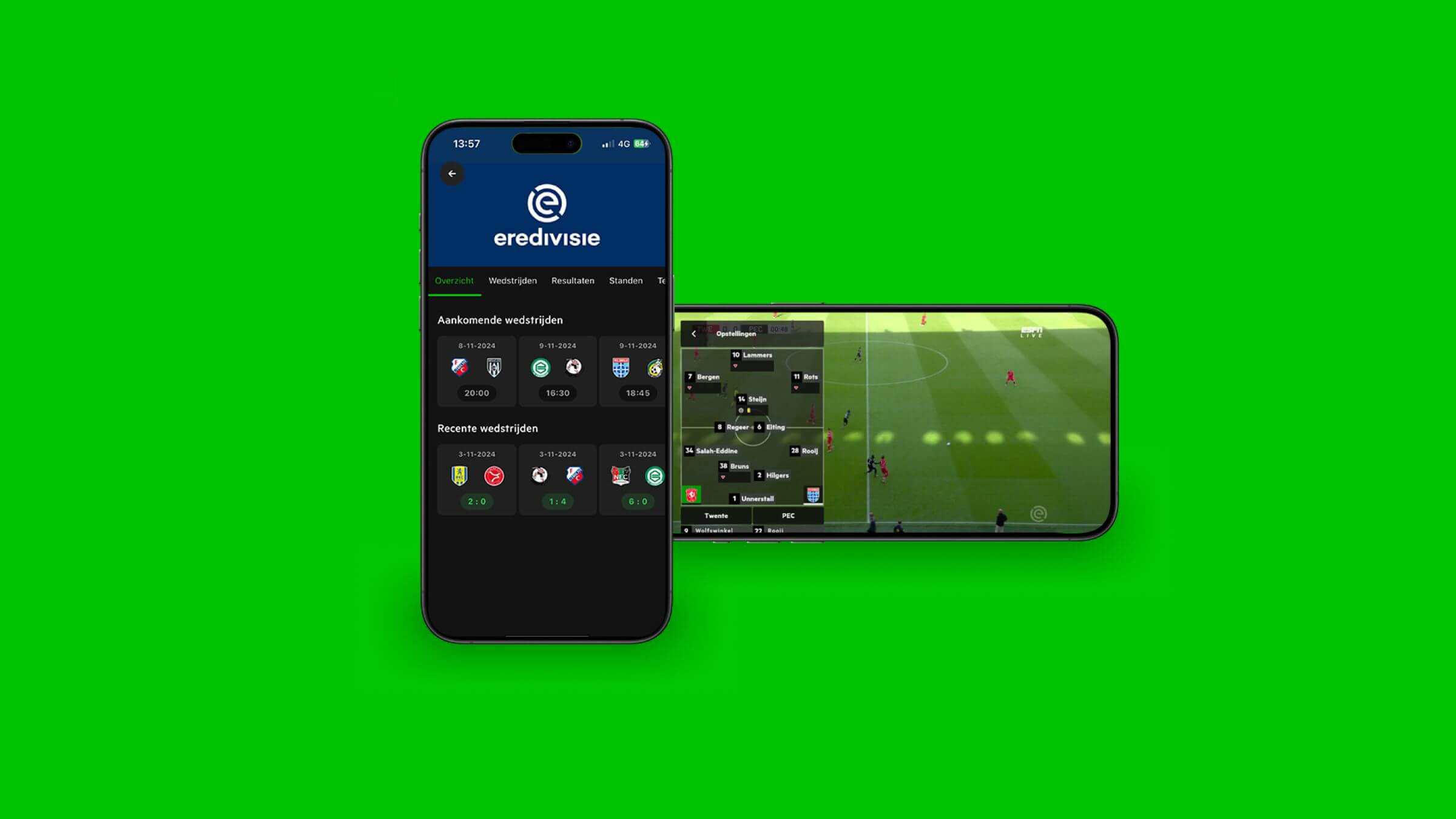 Topbanner - Interactief voetbal - TV+ app