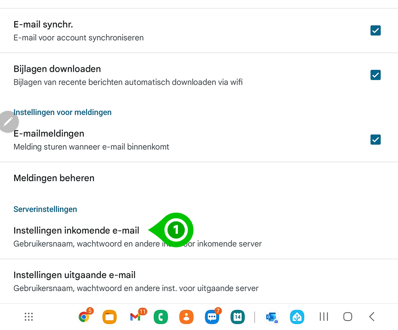 Instellingen uitgaande e-mail in Gmail