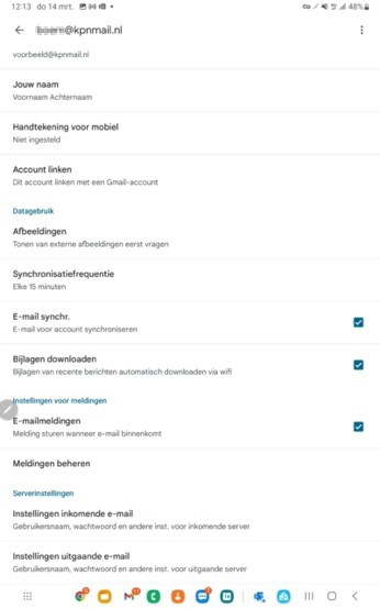 Instellingen uitgaande e-mail in Gmail