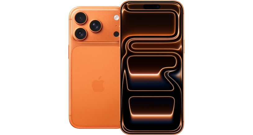 Voor- en achterkant van de iPhone 16 Pro