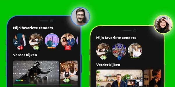 Maak een eigen profiel in de KPN TV app