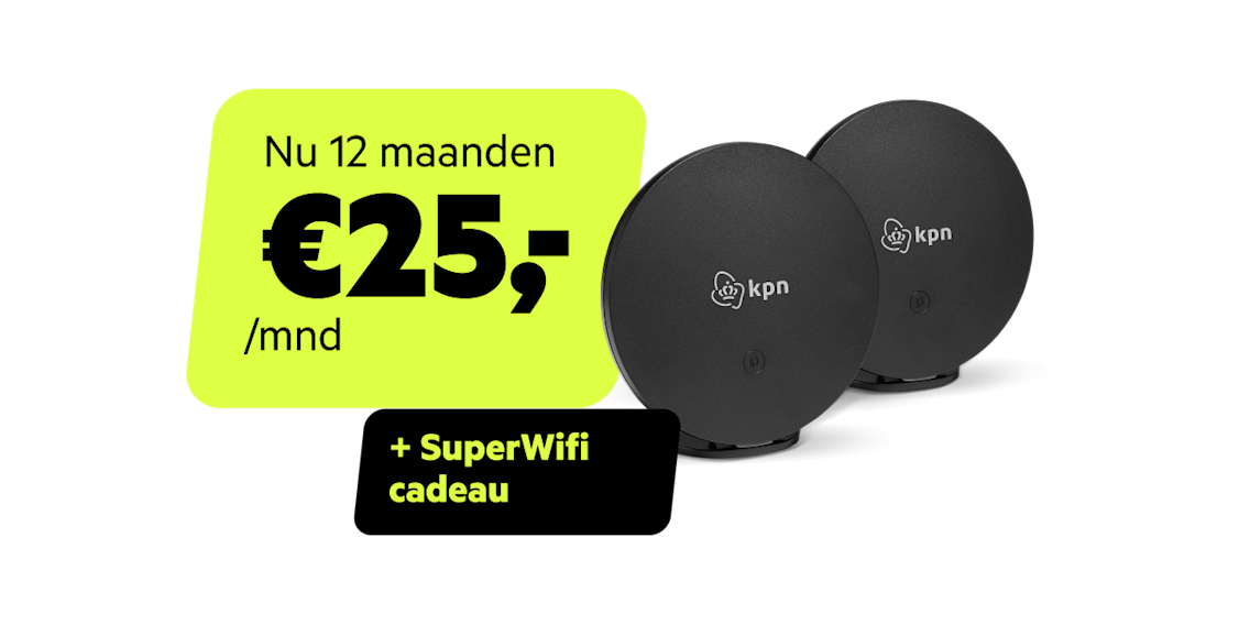 Krijg 12 maanden 30,- korting bij kleinzakelijk internet