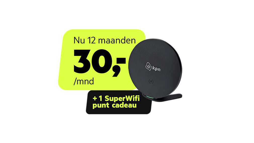 Krijg 12 maanden 30,- korting bij kleinzakelijk internet