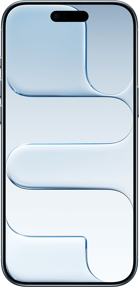 Voorkant van de iPhone 16 Pro Desert Titanium