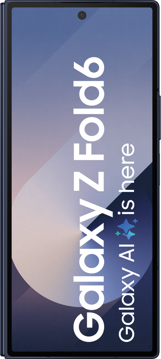 De voorkant van de Galaxy Z Fold6