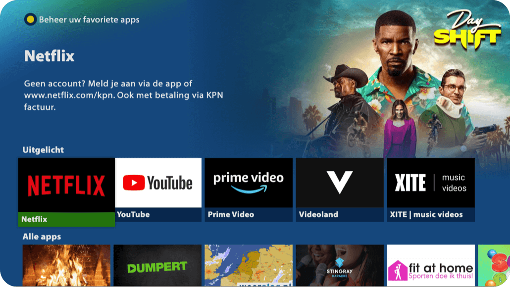 Wat is Apps op TV -Selecteer