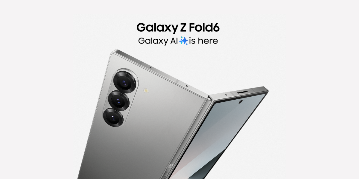 Een opengeklapte Galaxy Z Fold6