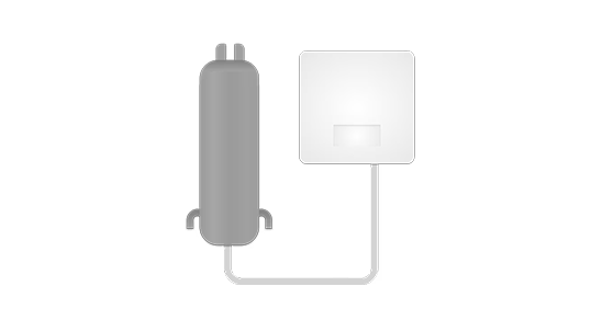 Lasdop met aansluitdoos