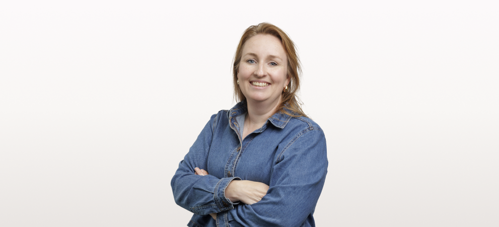 Foto van KPN medewerkster Grietje