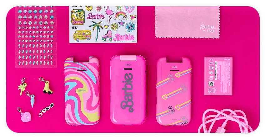 Roze Barbie telefoon