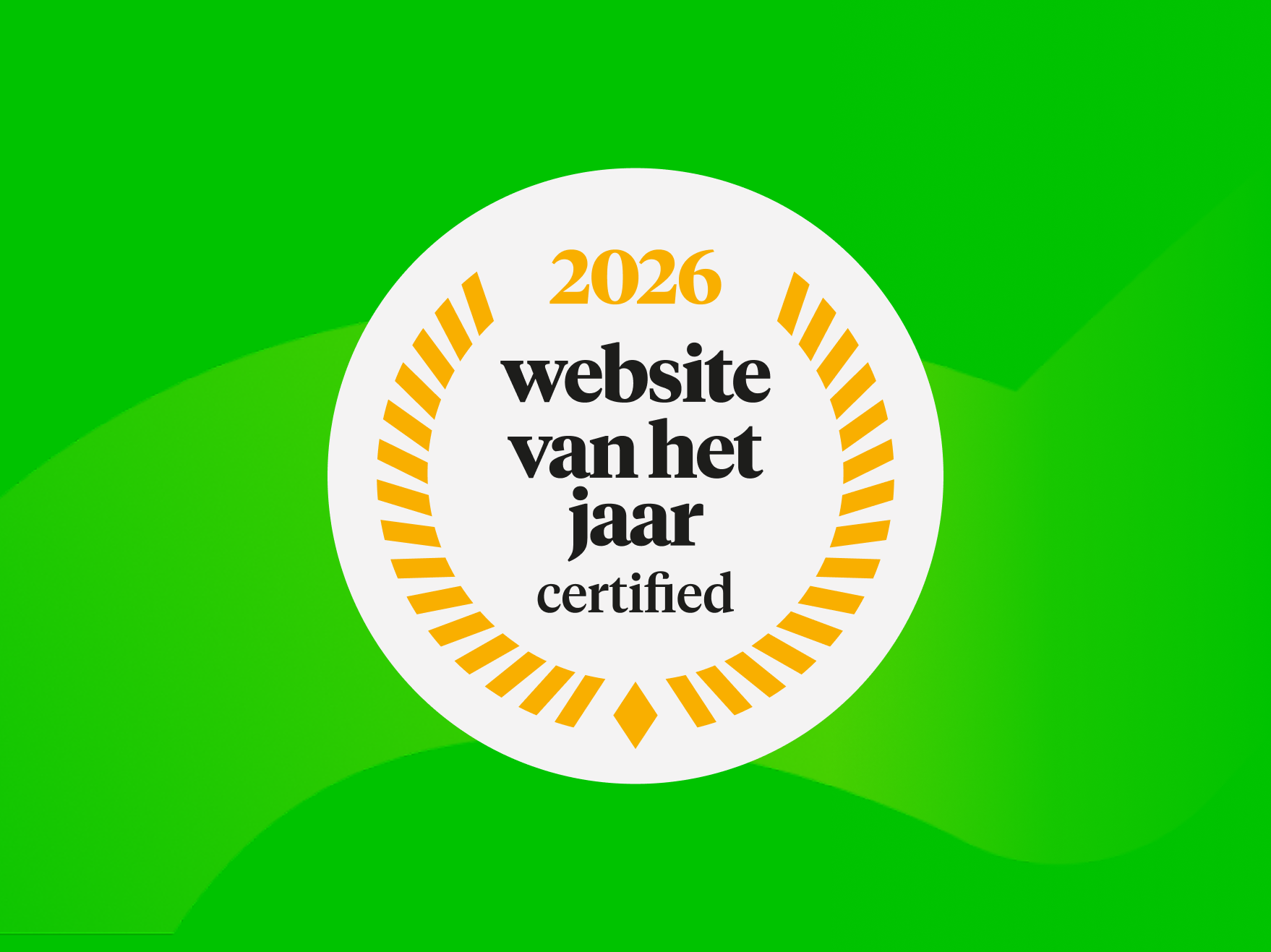 Website van het Jaar keurmerk van 2026