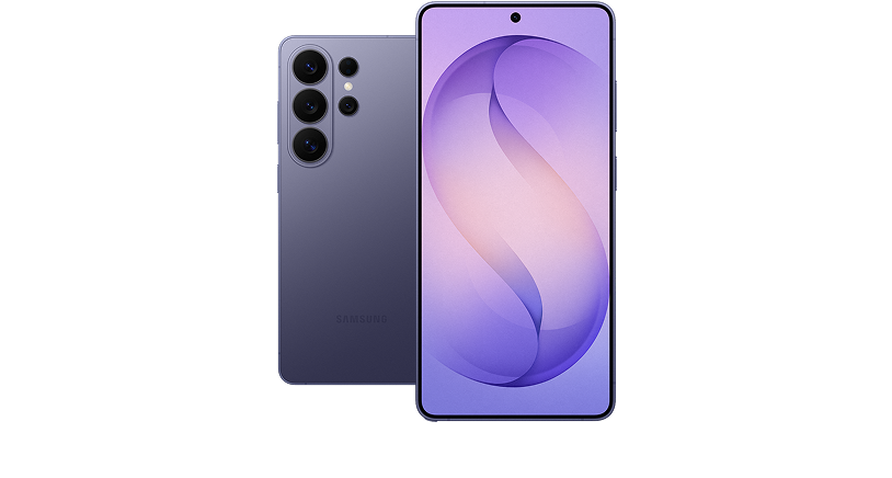 Voor- en achterkant van de Samsung Galaxy S25 Ultra