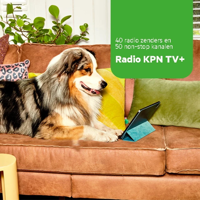 Ook radio luister je met de KPN TV+ box