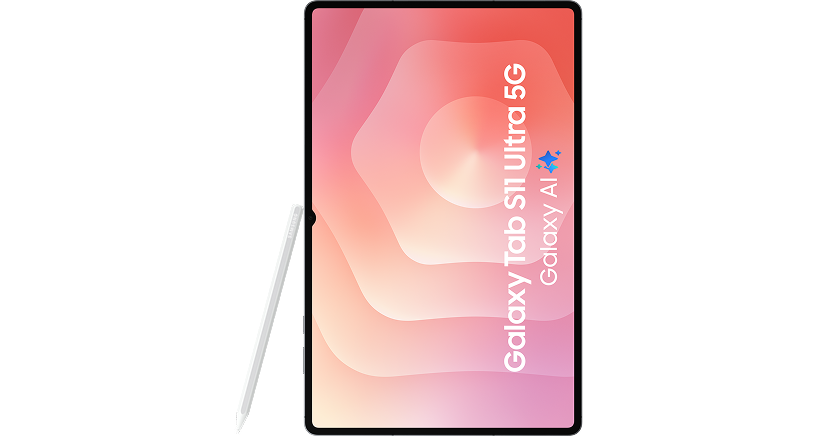 Voor- en achterkant van een Samsung tablet